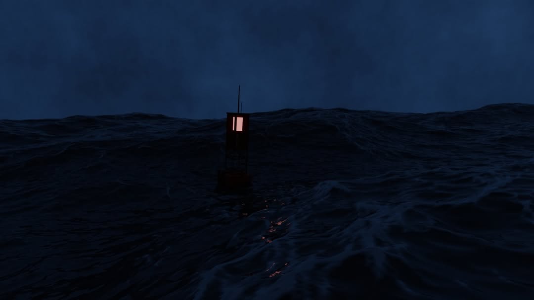 Ocean Night Render
